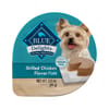 Blue Buffalo BLUE Delights Adult Grilled Chicken Flavor in Savory Juices Small Breed Wet Dog Food 3.5 oz Cup - Case of 12