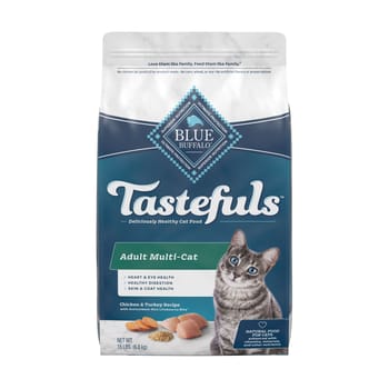 Blue Buffalo BLUE Tastefuls Adult Multi-Cat Chicken and Turkey Recipe Dry Cat Food 15 lb Bag-product-tile