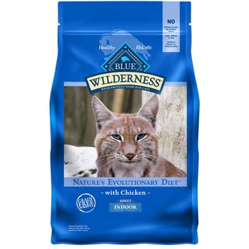 Blue Buffalo BLUE Wilderness Adult Indoor Chicken Recipe Dry Cat Food 5 lb Bag-product-tile
