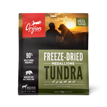 ORIJEN Tundra Freeze-Dried Dog Food Medallions 16 oz Bag-product-tile