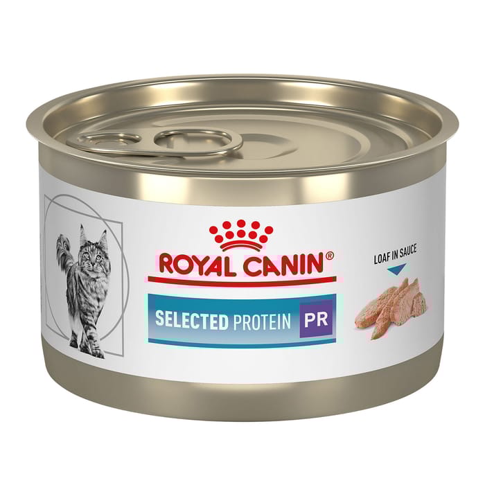 Royal Canin Veterinary Diet Feline Selected Protein PR Loaf in Sauce Wet Cat Food - 5.1 oz Cans - Case of 24 product detail number 1.0