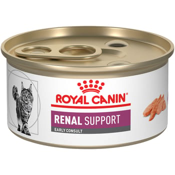 Royal Canin Veterinary Diet Feline Renal Support Early Consult Loaf in Sauce Wet Cat Food - 3 oz Cans - Case of 24-product-tile