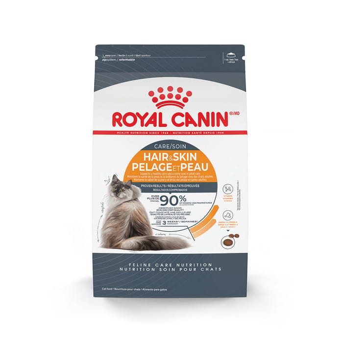Royal Canin Feline Care Nutrition Hair & Skin Care Adult Dry Cat Food - 3 lb Bag product detail number 1.0