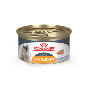 Royal Canin Feline Care Nutrition Hair & Skin Care Loaf In Sauce Adult Wet Cat Food - 3 oz Cans - Case of 24-product-tile