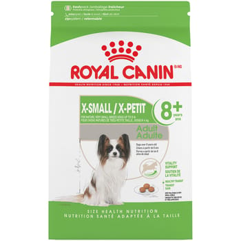 Royal Canin Size Health Nutrition X-Small Breed Adult 8+ Dry Dog Food- 2.5 lb Bag-product-tile