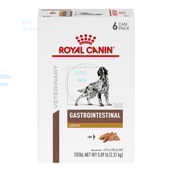 Royal Canin Veterinary Diet Canine Gastrointestinal Low Fat Loaf Wet Dog Food - 13.5 oz Cans - Pack of 6-product-tile