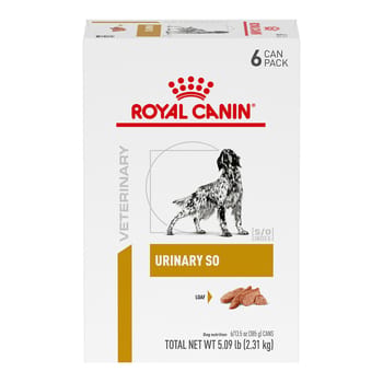 Royal Canin Veterinary Diet Canine Urinary SO Loaf Wet Dog Food - 13.5 oz Cans - Pack of 6-product-tile