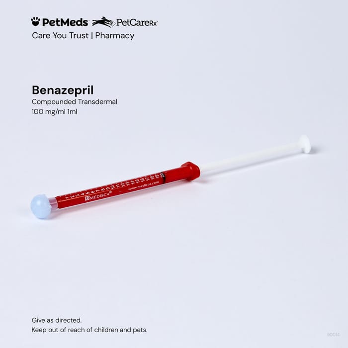 Benazepril 100mg/ml 1ml Transdermal product detail number 1.0