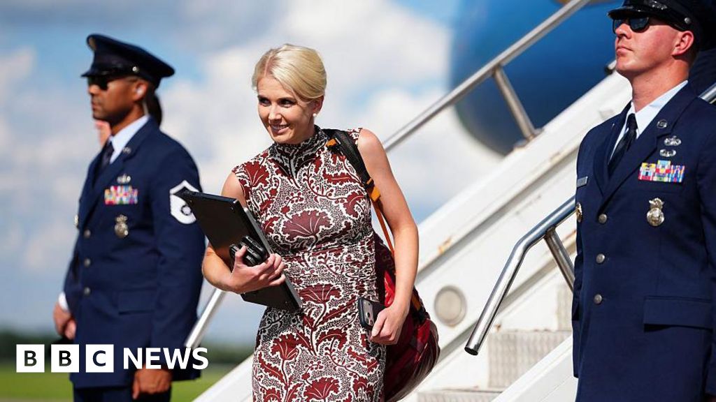 BBC News image for Who is Natalie Harp, Trump's right-hand woman? - BBC