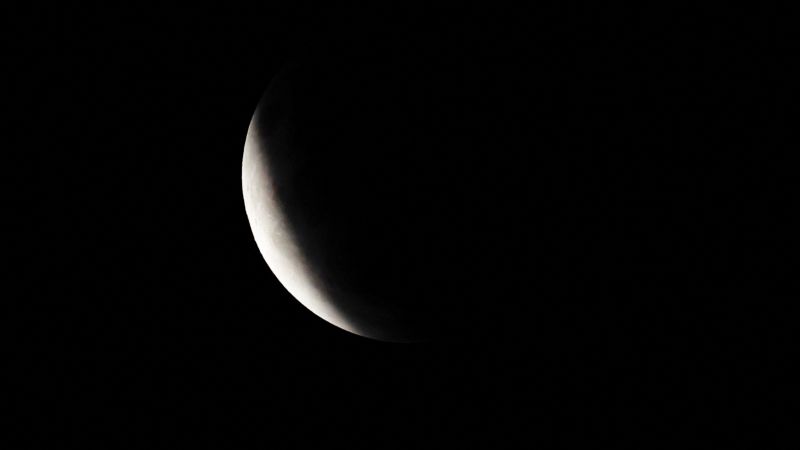 CNN image for In pictures: August’s full moon and partial lunar eclipse - CNN