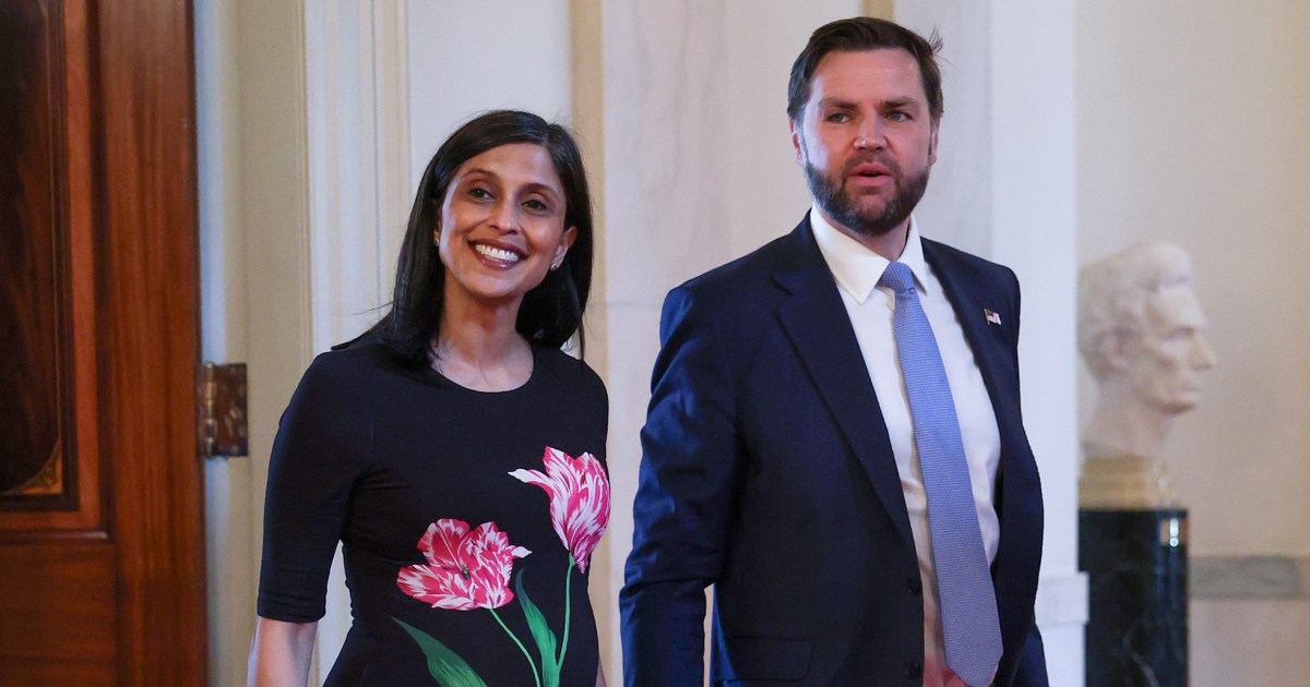 NBC News image for Usha Vance gives birth to fourth child - NBC News