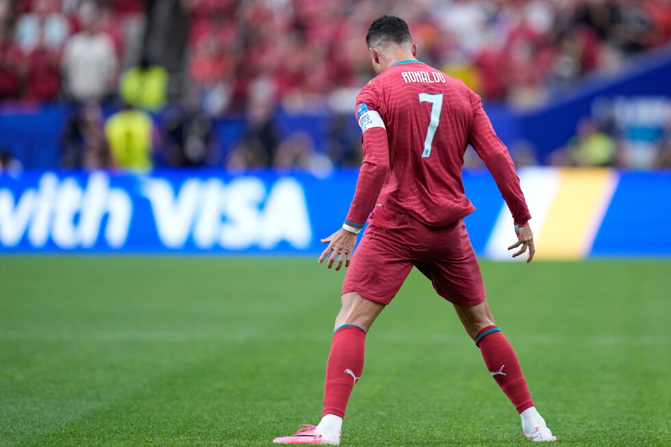 Associated Press image for Ronaldo becomes first player to score in six World Cups with two goals against Uzbekistan - AP News