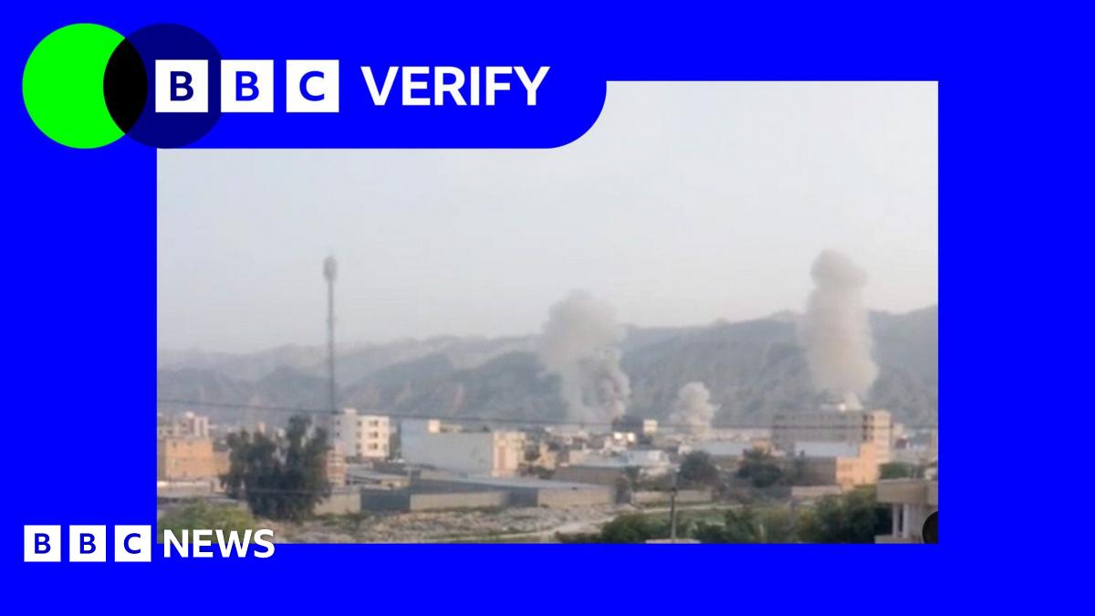 BBC News image for Experts dispute US account of deadly Lamerd sports hall strike in Iran