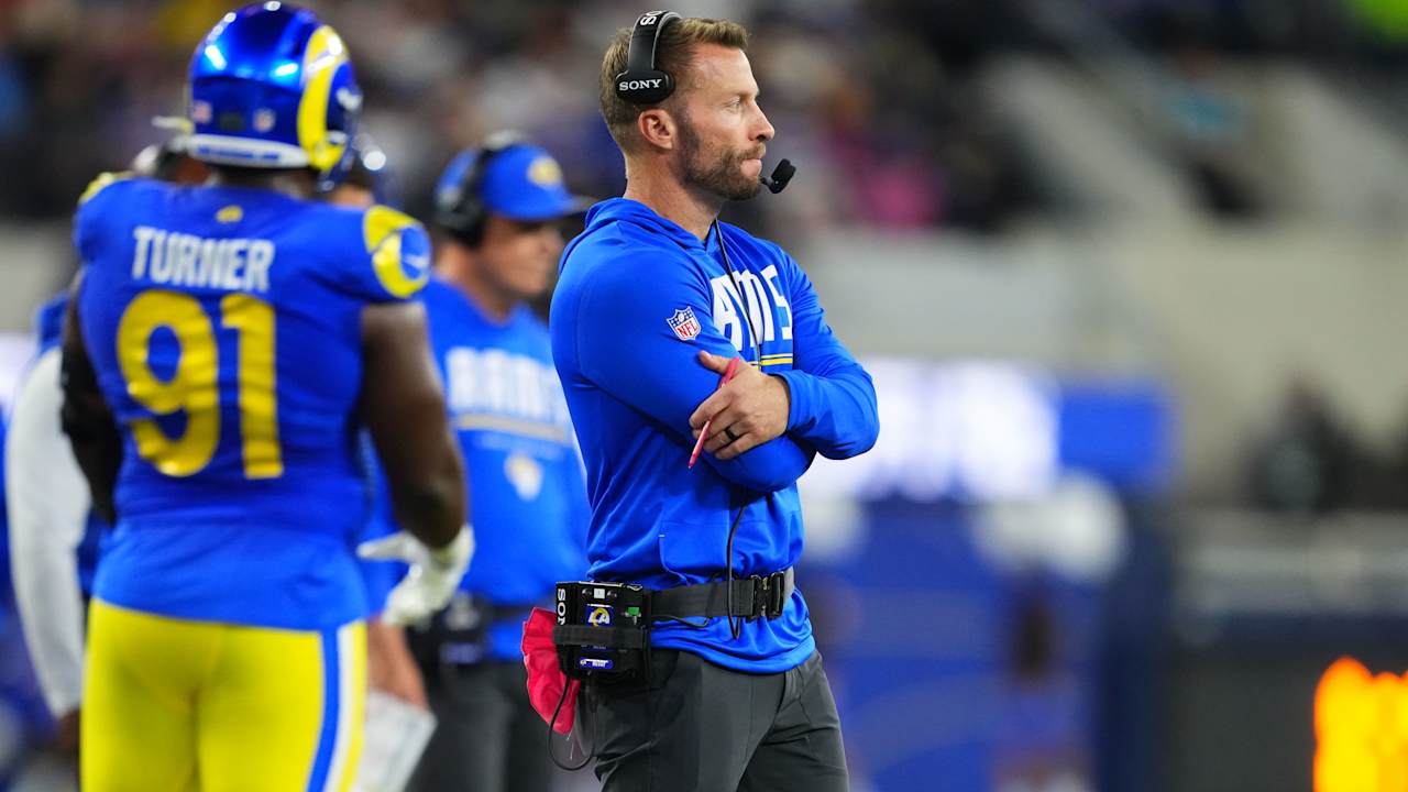 NFL News image for Rams' Sean McVay fuming over special teams errors: 'It cost us the game tonight' - NFL.com