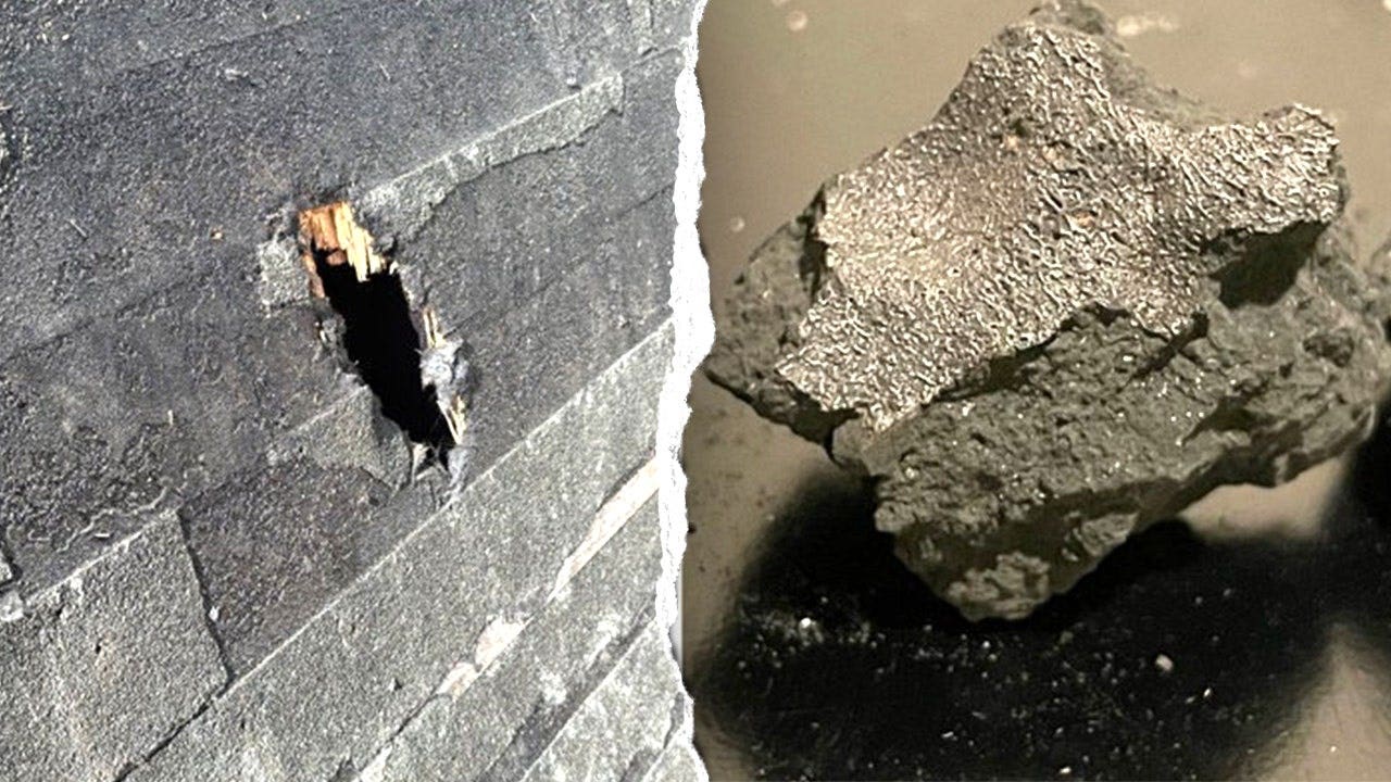 Fox News image for Meteorite that crashed into NJ home holds building blocks of life, scientists say - Fox News