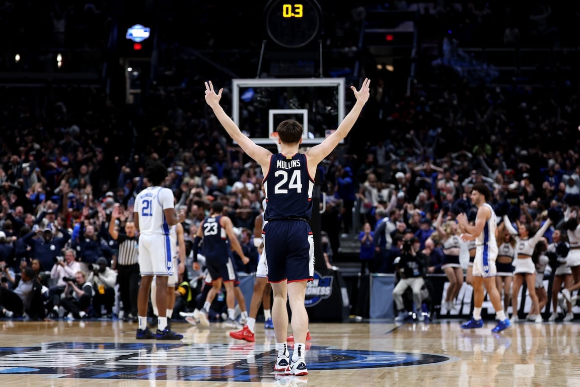 The Washington Post image for Rain kings: Braylon Mullins, UConn stun Duke with final-second heave - The Washington Post
