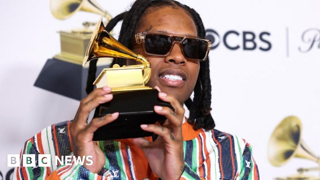 BBC News image for Lil Durk: Grammy-winning US rapper acquitted in murder-for-hire trial - BBC