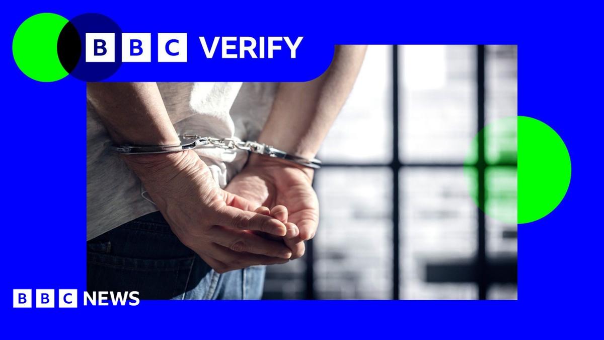 BBC News image for Prison recalls up 28% in England and Wales, new figures reveal