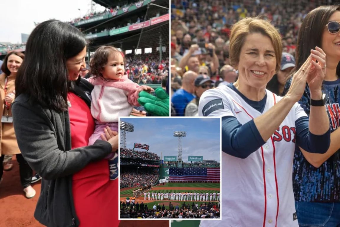 Fox News image for Democrat Gov. Maura Healey, Boston Mayor Michelle Wu booed at Red Sox home opener - New York Post