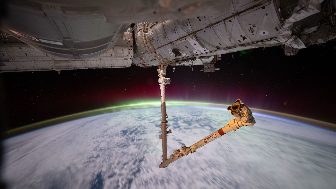 Axios image for Why the International Space Station keeps leaking - Axios