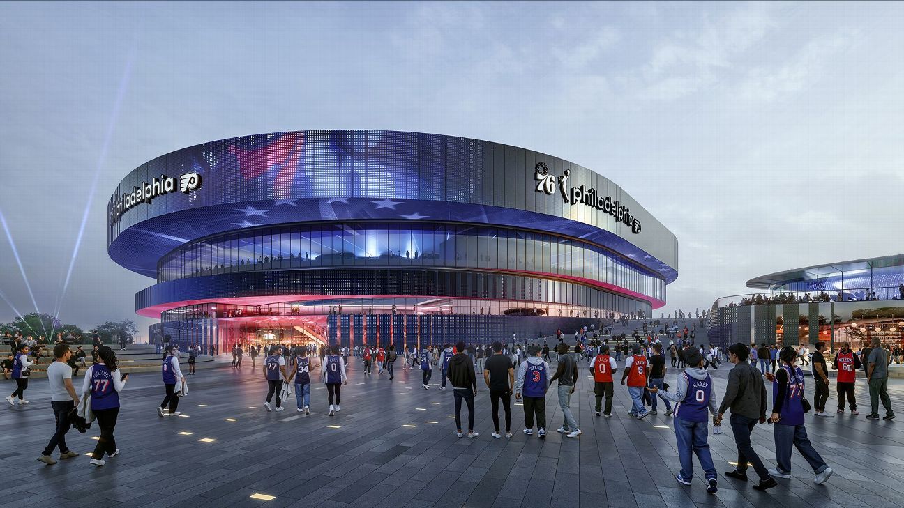 ESPN image for Arena for 76ers, Flyers to open in 2030, marks 'new era' - ESPN
