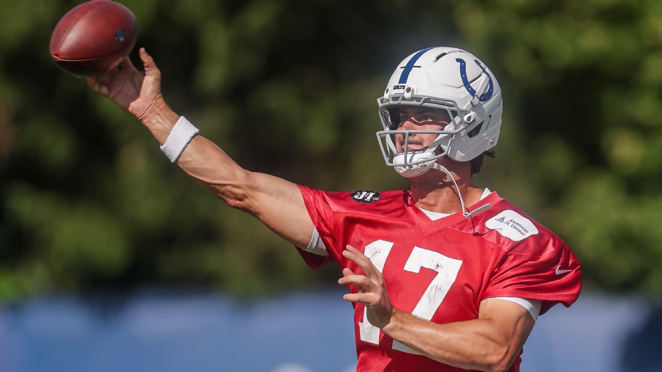 ESPN image for Colts' Daniel Jones says he's fully cleared for training camp - ESPN