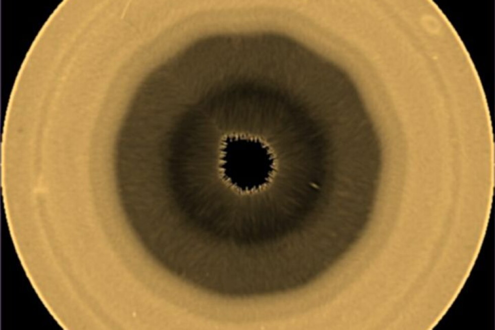 Associated Press image for Scientists find a huge 10-sided wave pattern swirling in the clouds over Saturn’s south pole - AP News