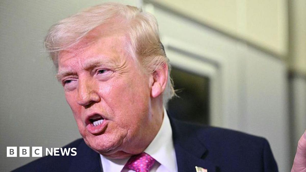 BBC News image for Trump tells the UK and other countries 'go get your own oil' from Strait of Hormuz and 'just take it' - BBC