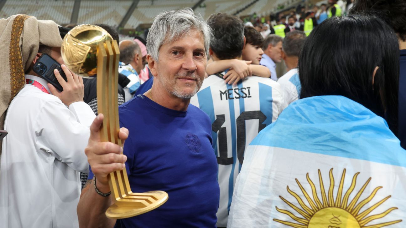 ESPN image for Jorge Messi, the father of Lionel, dies at 68 - ESPN