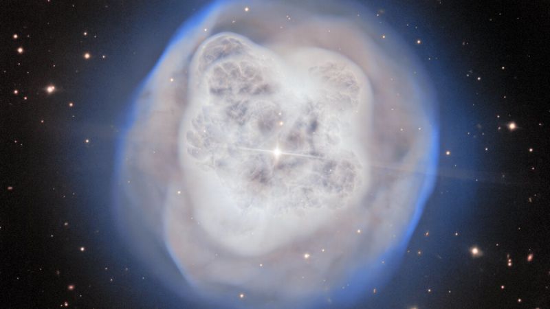 CNN image for Dazzling image of the Crystal Ball Nebula shows a dying star in a binary system - CNN