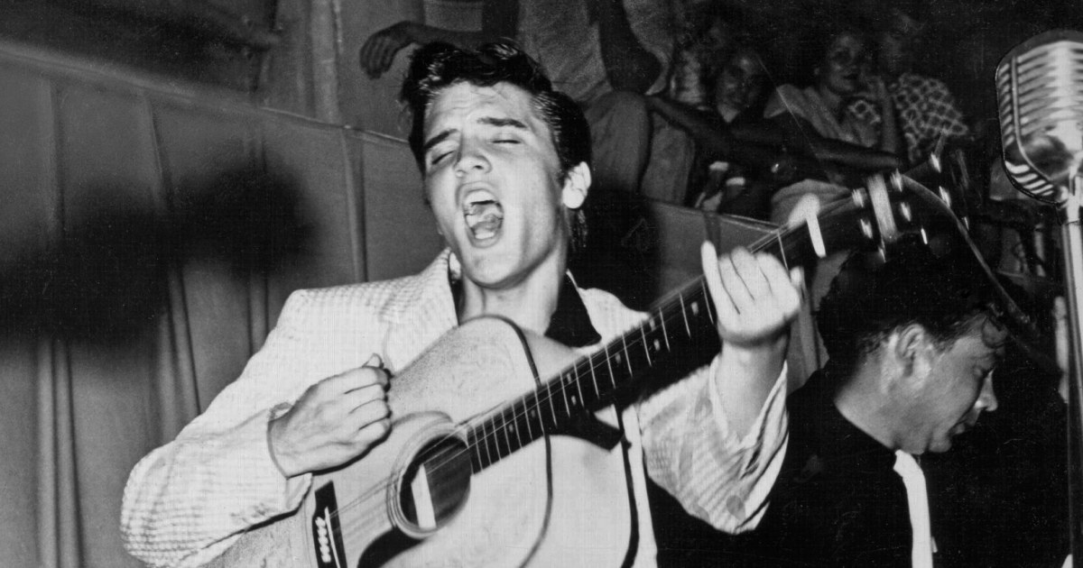 NBC News image for Elvis Presley’s rights holders sue Anthropic, saying it trained AI on his music - NBC News