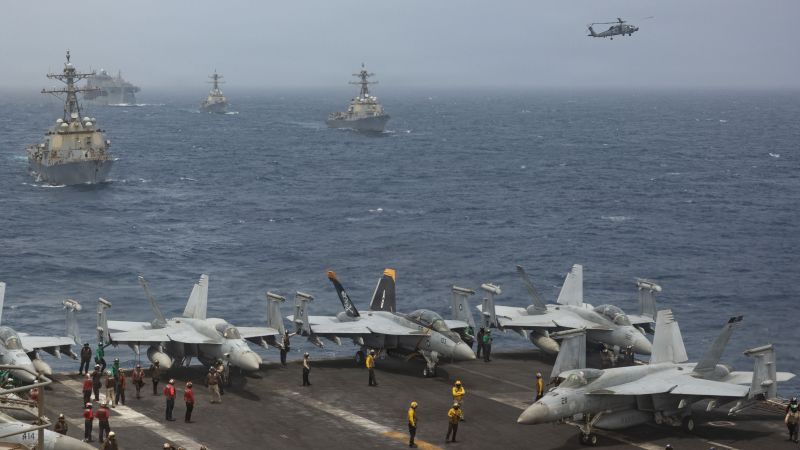 CNN image for Live updates: US reports its first military deaths since March after a week of renewed fighting with Iran - CNN