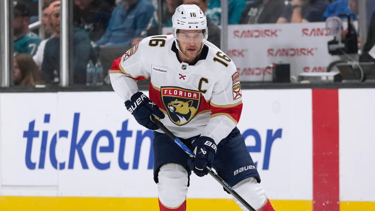 NHL News image for Barkov placed on long-term injured reserve by Panthers, timeline unknown - NHL.com