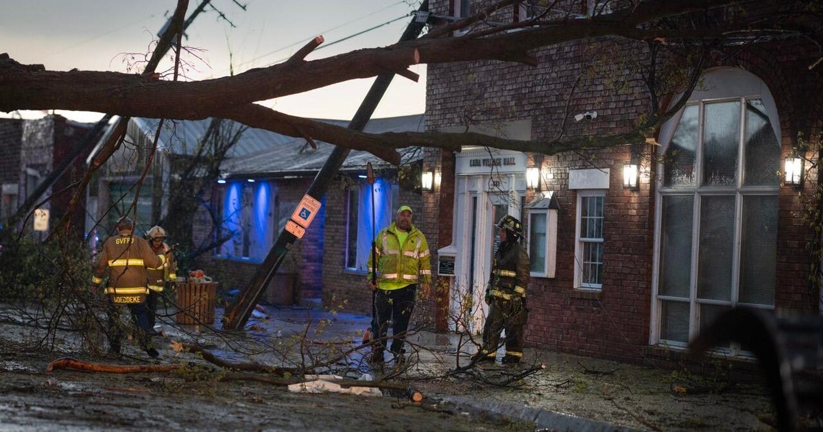 CBS News image for Midwest, Great Lakes brace for more severe storms after night of tornadoes - CBS News