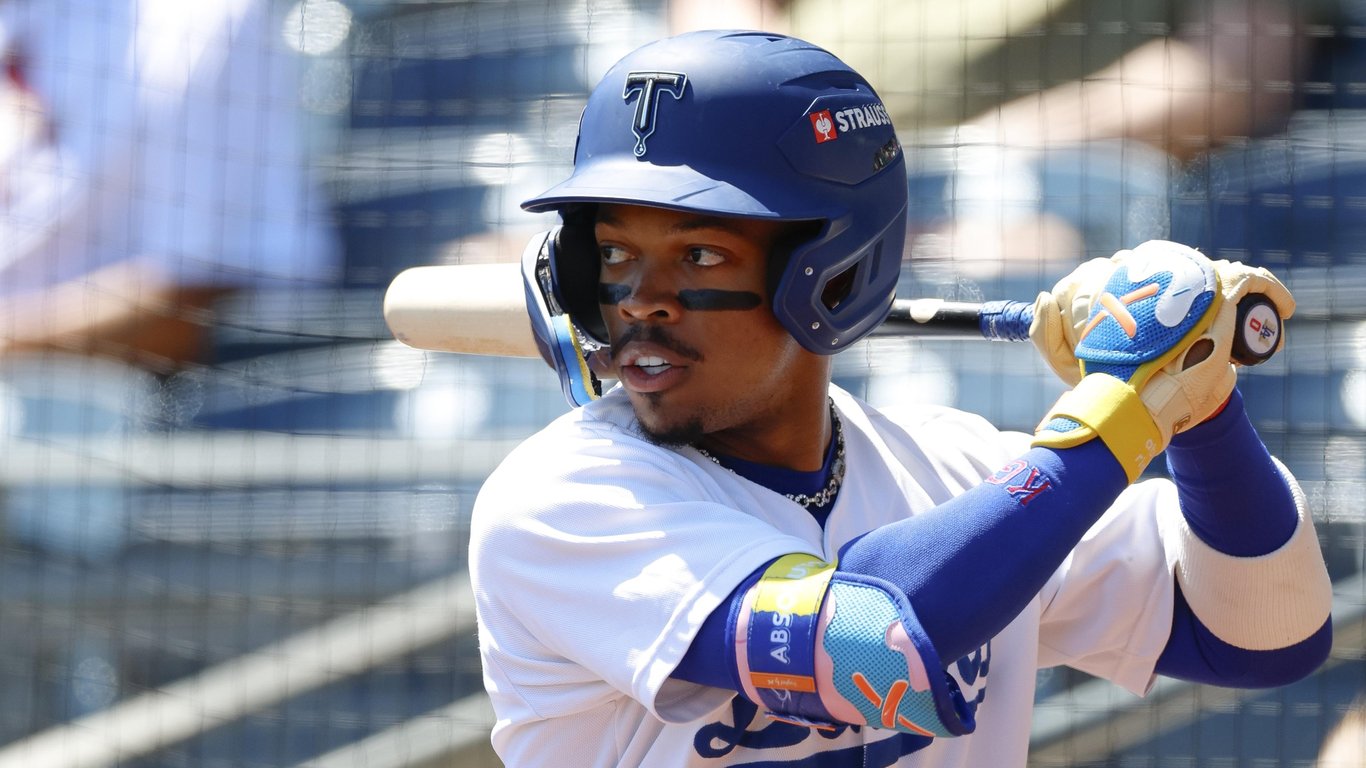 Bleacher Report image for Dodgers' MiLB Bat Dog Program Reportedly to Be Suspended After Star Prospect Kendall George's Injury - Bleacher Report
