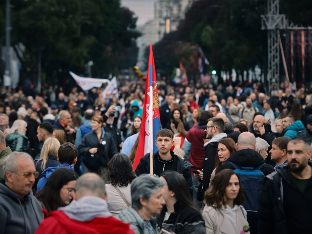 Al Jazeera English image for Serbia votes in election pitting longtime leader against student movement - Al Jazeera