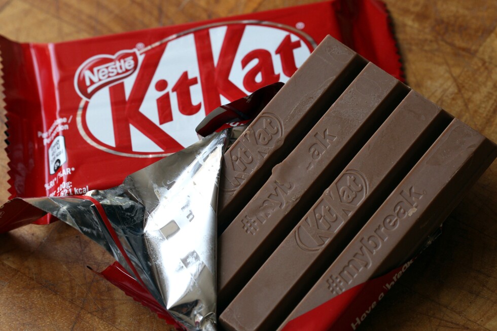 Associated Press image for Nestlé says 413,793 KitKat candy bars stolen en route from Italy to Poland - AP News