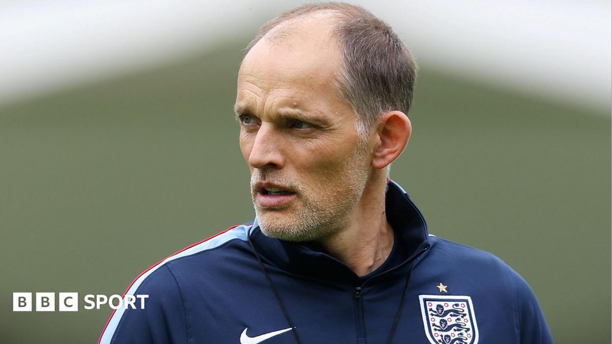 BBC News image for World Cup 2026: England head coach Thomas Tuchel on Mexico match - BBC