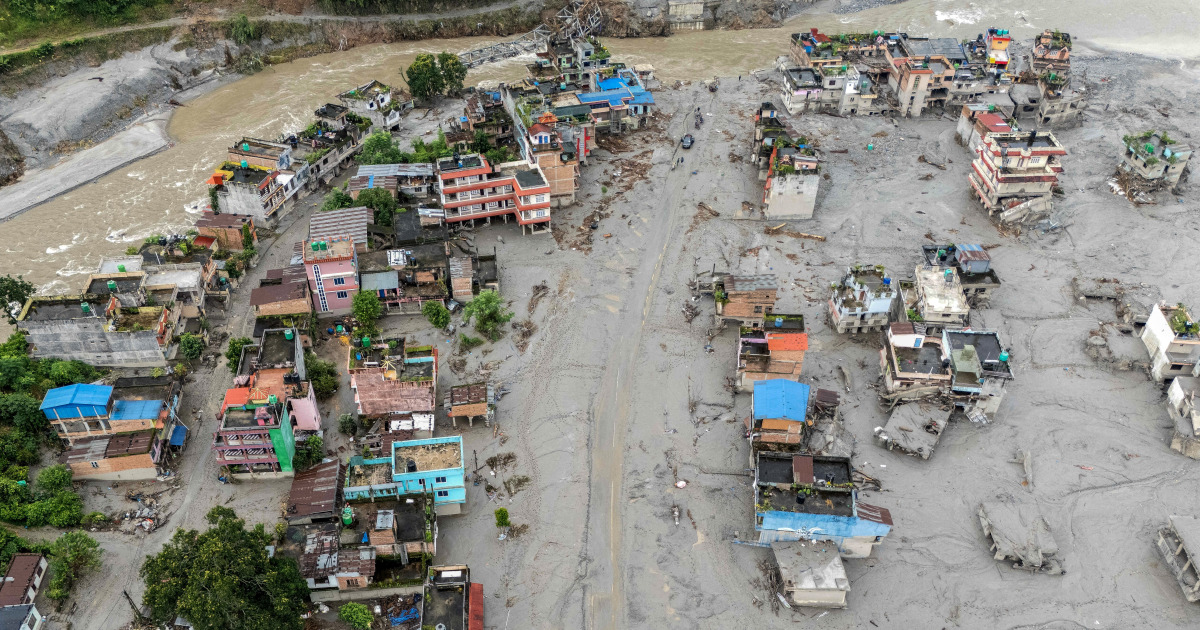 NBC News image for Nepal flood death toll rises to 675 as nearly 2,500 remain missing - NBC News