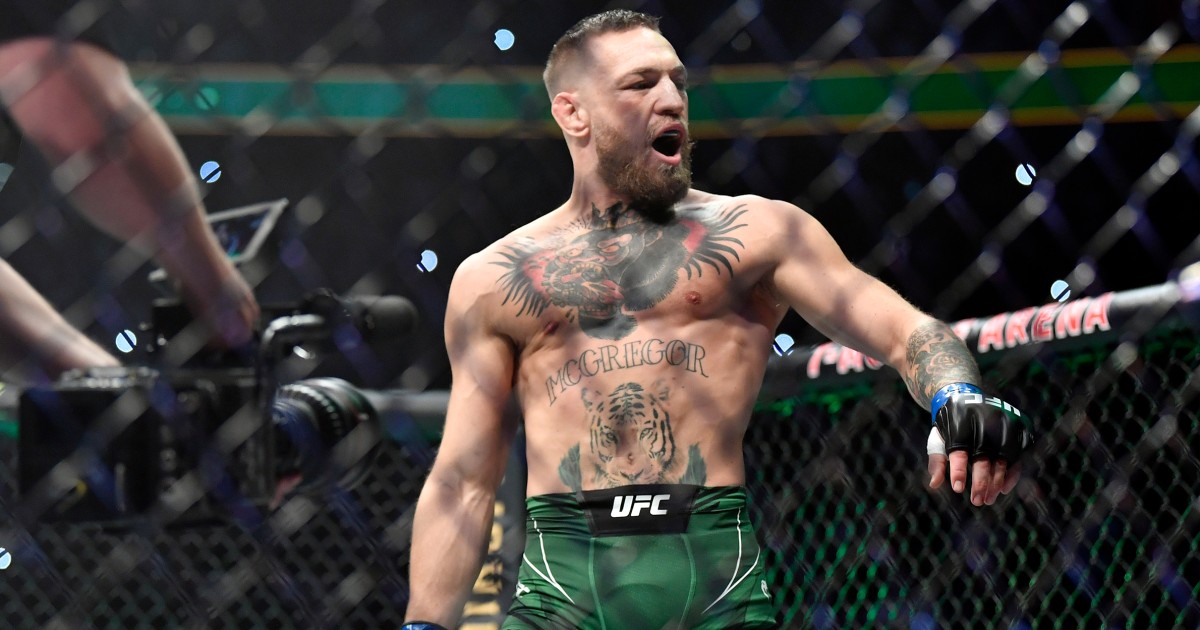 NBC News image for UFC star Conor McGregor returning to the cage for first time in 5 years in July - NBC News