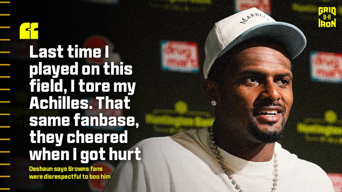 Bleacher Report image for Deshaun Watson Slams Browns Fans in Video After Getting Booed During Preseason Game - Bleacher Report