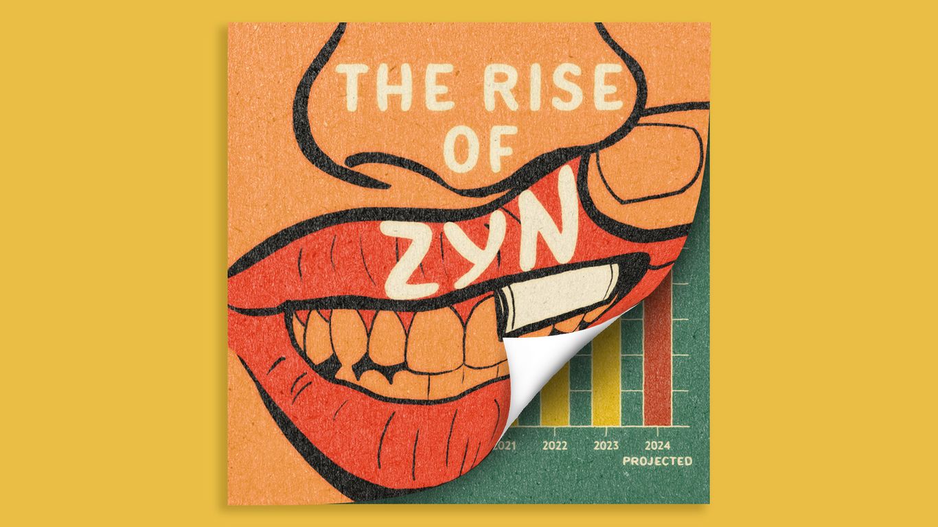 Axios image for Exclusive: FDA allows ZYN to sell pouches on health benefits - Axios