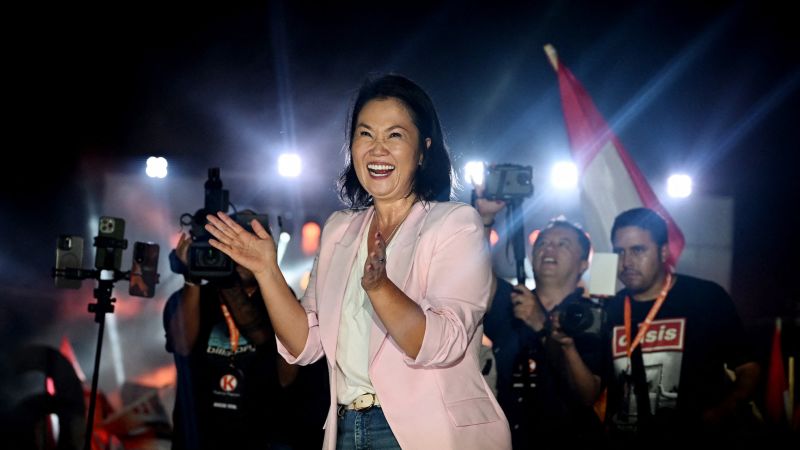CNN image for She was a first lady at 19. Now she’s making her fourth attempt to win Peru’s presidency - CNN