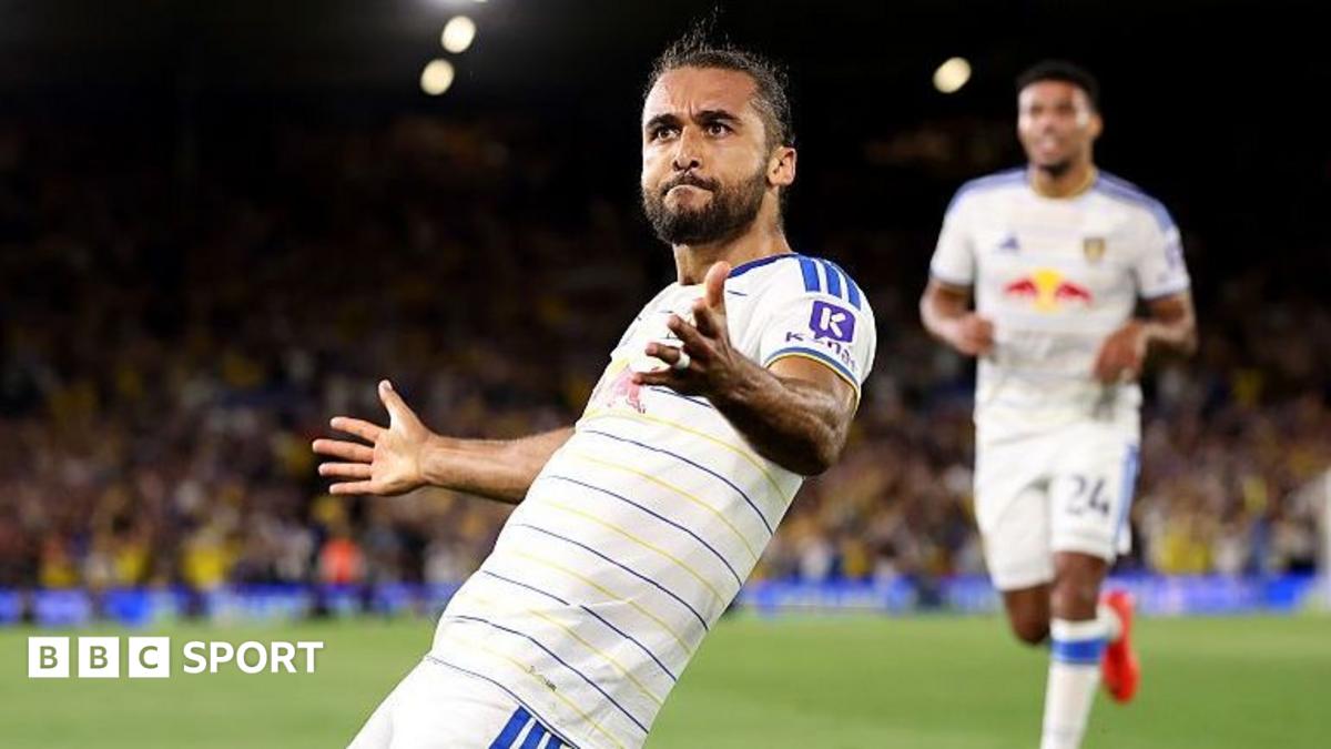 BBC News image for Calvert-Lewin stars but Botman struggles - player ratings for Leeds v Newcastle - BBC