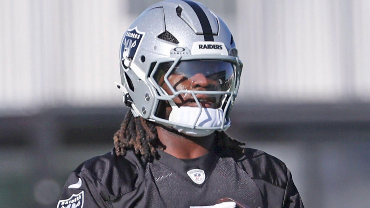 CBS Sports image for Raiders' Ashton Jeanty injured, helped off practice field after landing awkwardly - CBS Sports