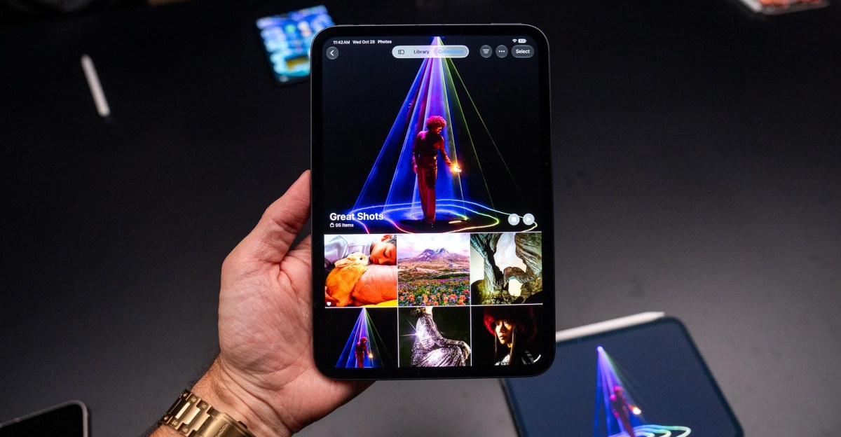 The Verge image for Hands-on with the new OLED iPad Mini - The Verge