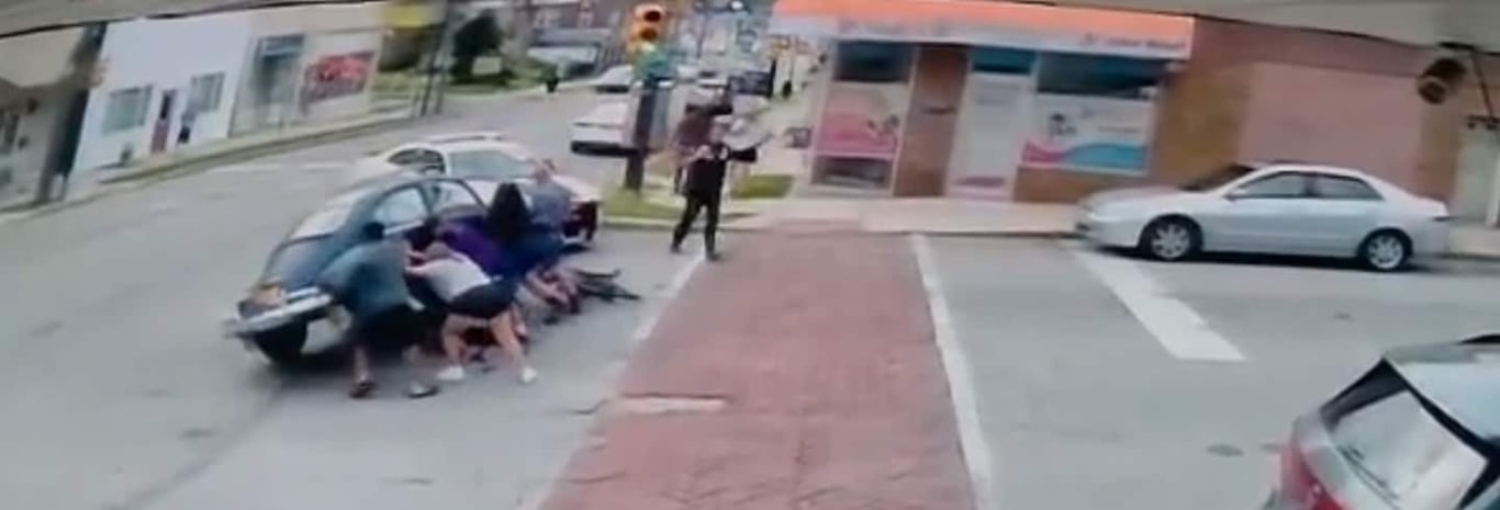 The Washington Post image for These bystanders lifted a car to save a woman who was trapped underneath - The Washington Post