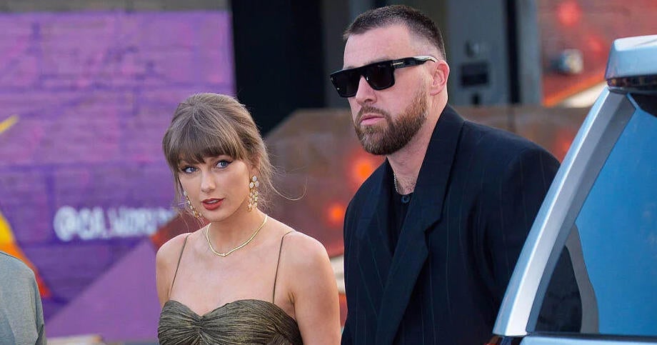CBS News image for Taylor Swift and Travis Kelce's wedding day arrives with Madison Square Garden under tight security - CBS News