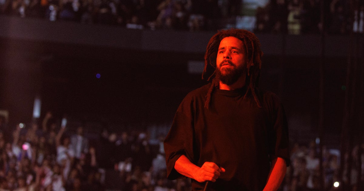CBS News image for J. Cole's Sacramento concert canceled after crew member killed in freeway crash near Woodland - CBS News