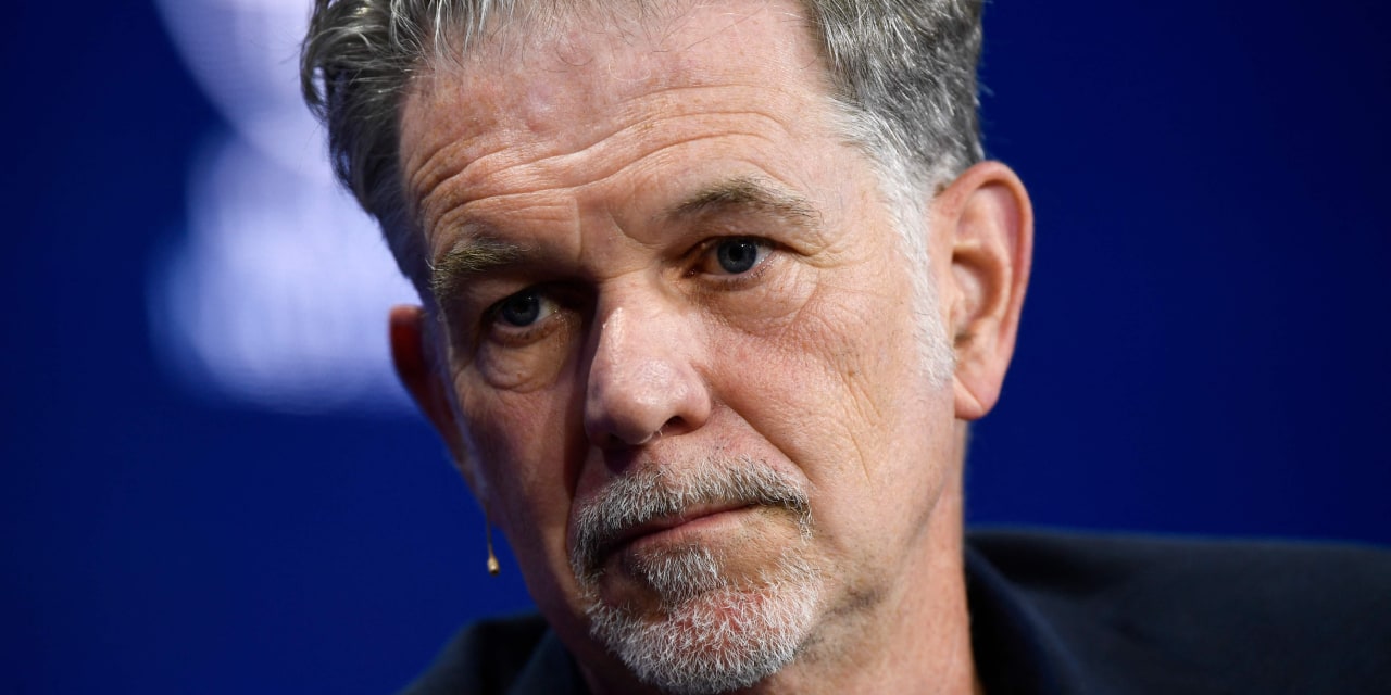 The Wall Street Journal image for Netflix Chair Reed Hastings to Leave Board in June - WSJ